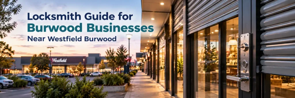 Locksmith security guide for Burwood businesses near Westfield Burwood